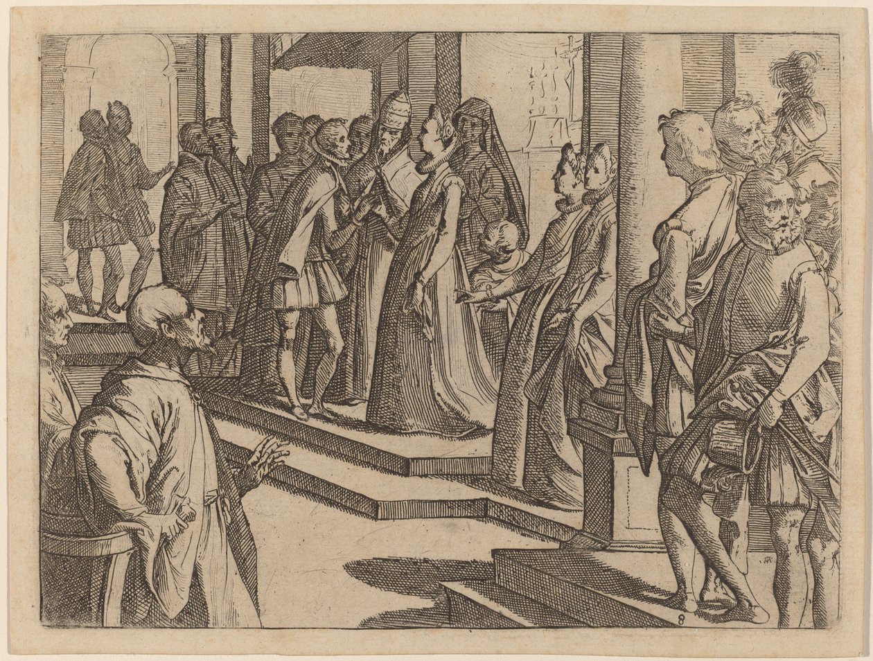 The Betrothal of Margaret of Austria to Philip III, King of Spain by Raffaello Schiaminossi