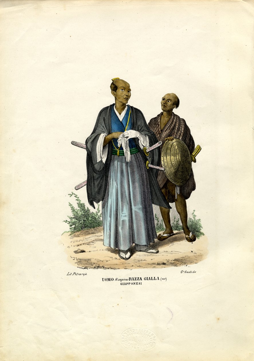 Japanese People, 1863-79 by Raimundo Petraroja