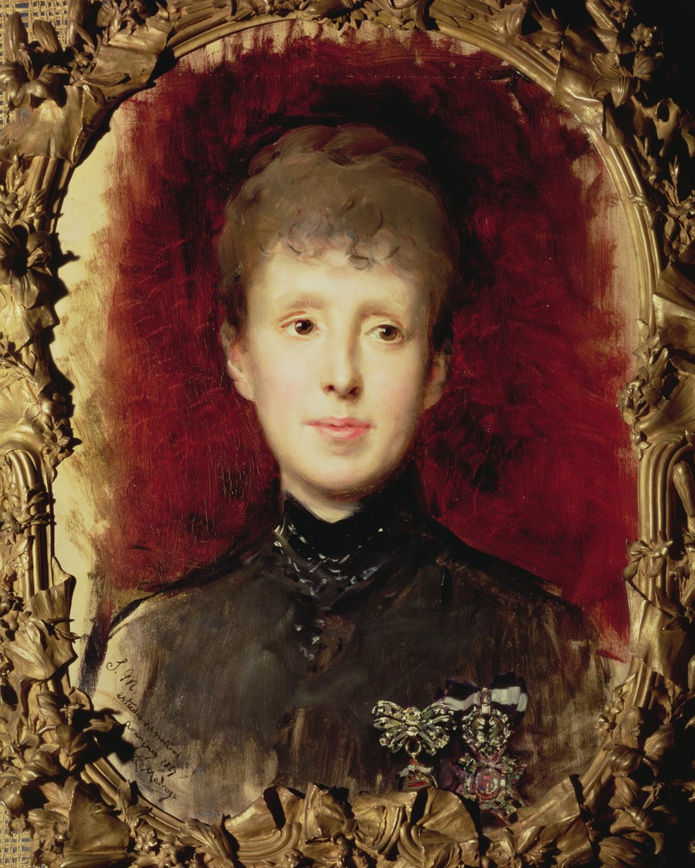 Marie Christine of Hapsburg, 1887 by Raimundo de Madrazo y Garreta
