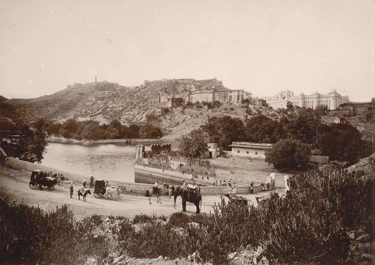 Amber Fort by Raja Deen Dayal