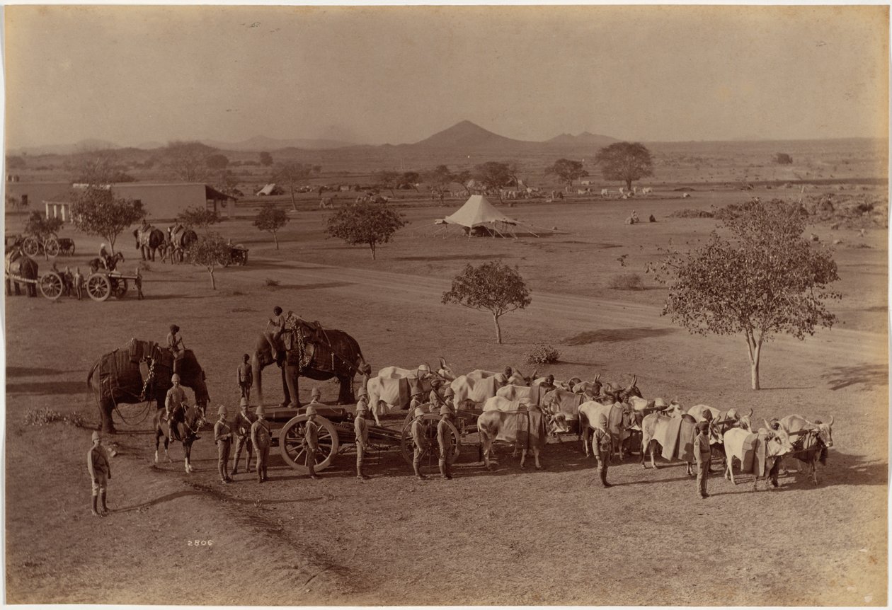 Heavy Field Battery, Jhansi by Raja Deen Dayal