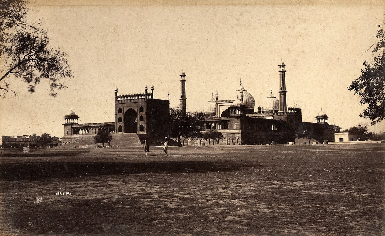 Jama Masjid Mosque, Delhi, 1886 by Raja Deen Dayal