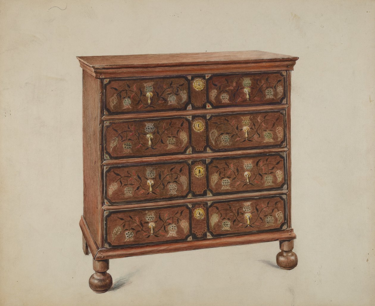 Painted Chest by Ralph Boyer