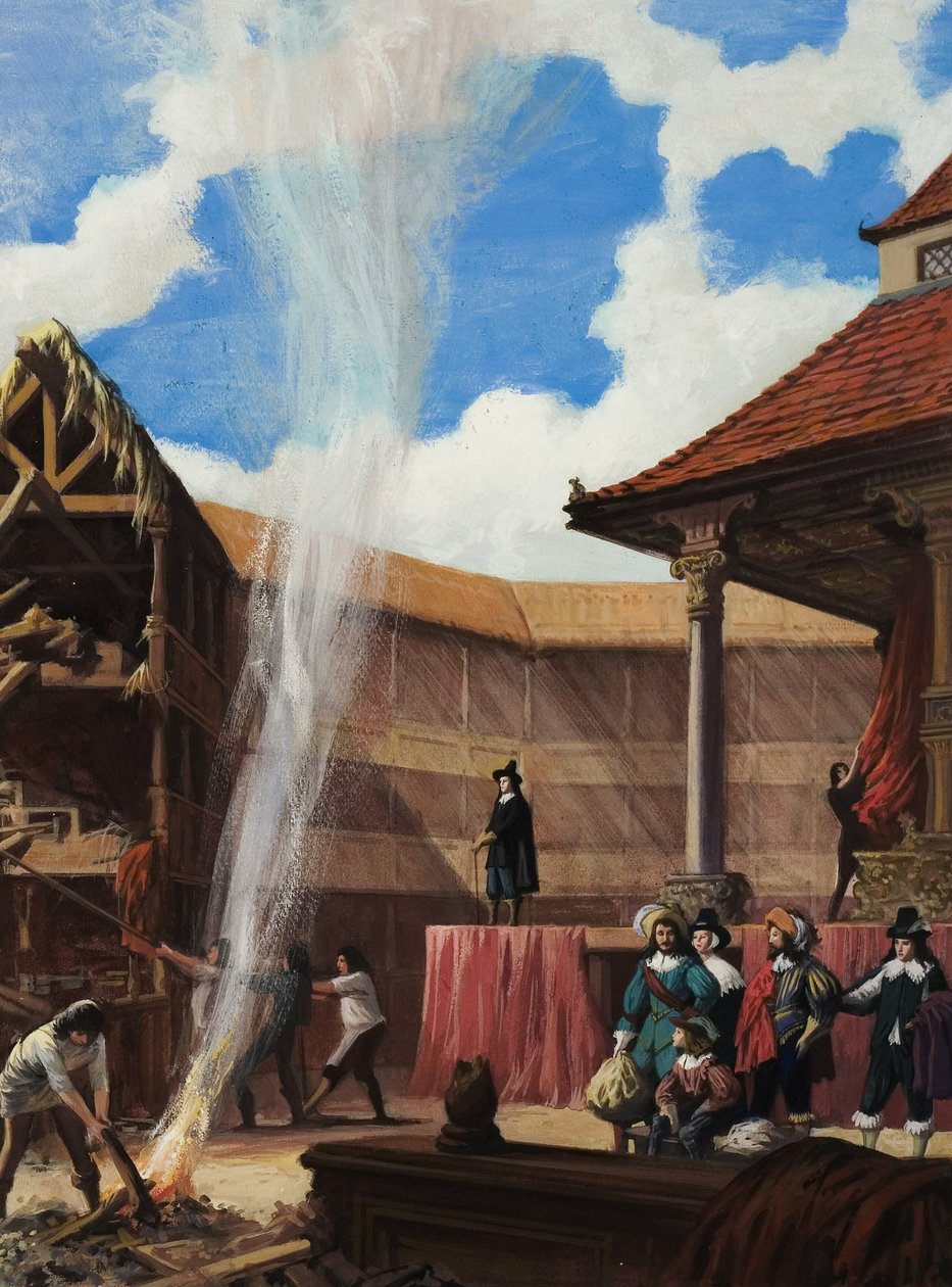 Puritans Destroying a Theatre by Ralph Bruce
