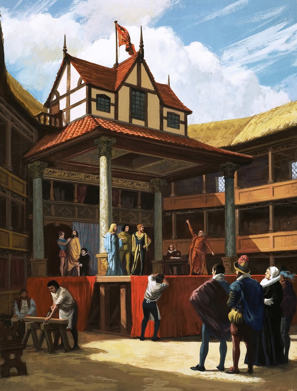 The Globe Theatre by Ralph Bruce