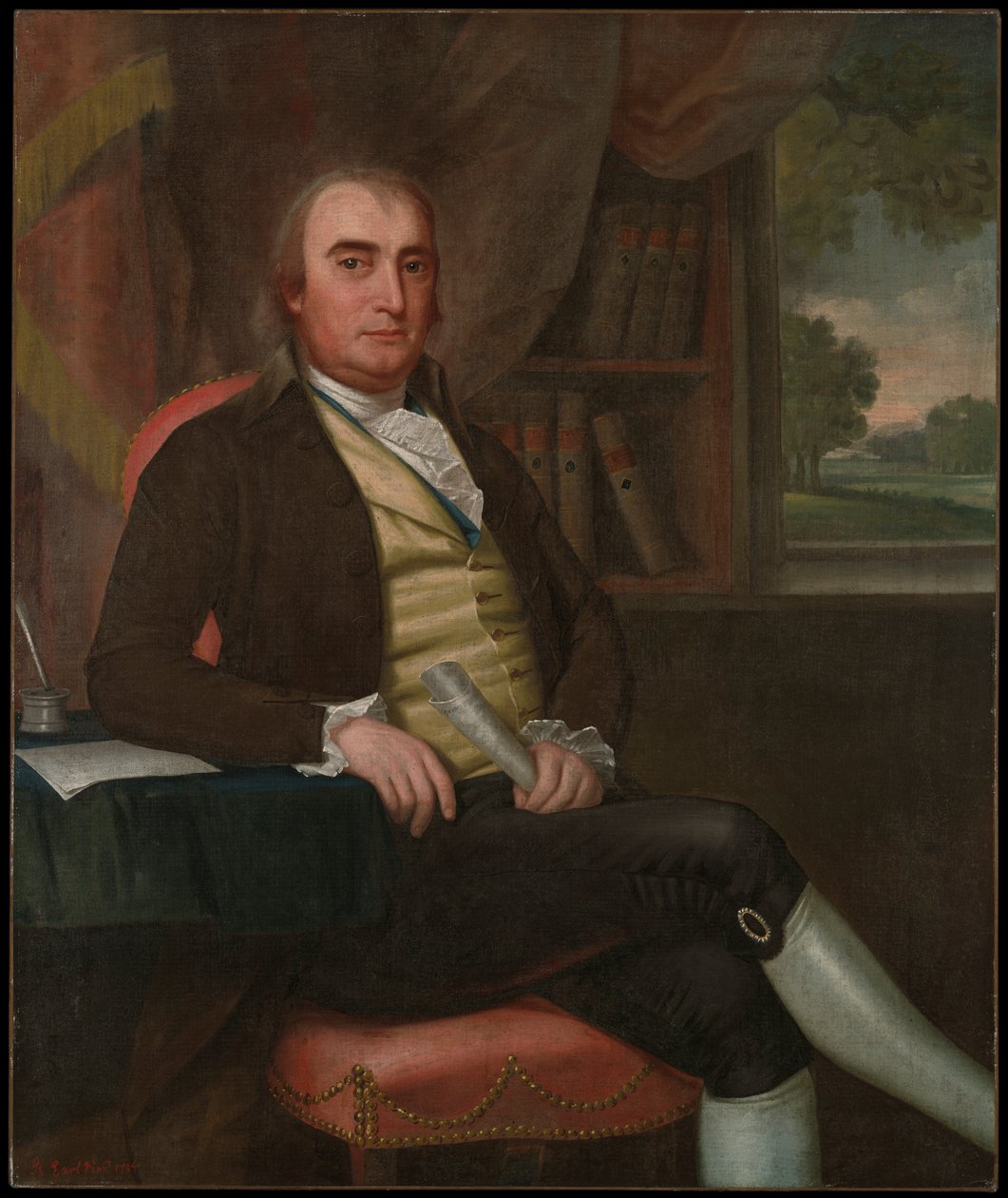 John Davenport (1752-1830), B.A. 1770, M.A. 1773 by Ralph Earl