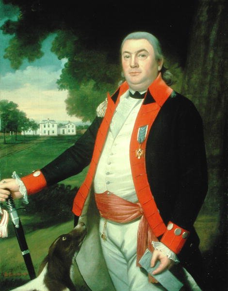 Portrait of Captain John Pratt of Middleton, Connecticut by Ralph Earl or Earle