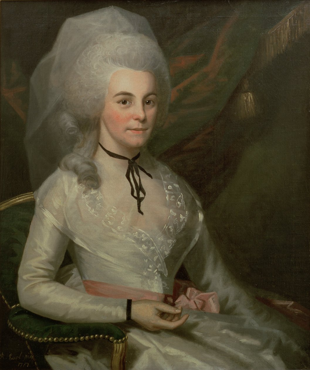Portrait of Elizabeth Schuyler Hamilton Wife of Alexander Hamilton