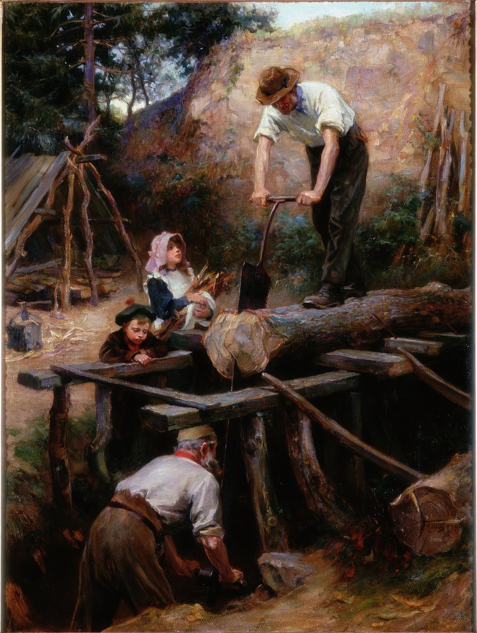 Woodsawyers by Ralph Hedley