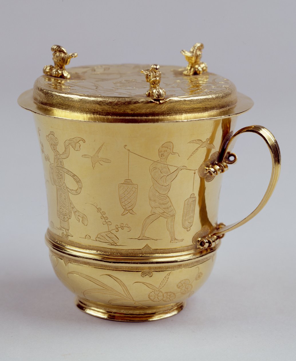 Gold Chocolate Cup, c.1685 by Ralph Leake