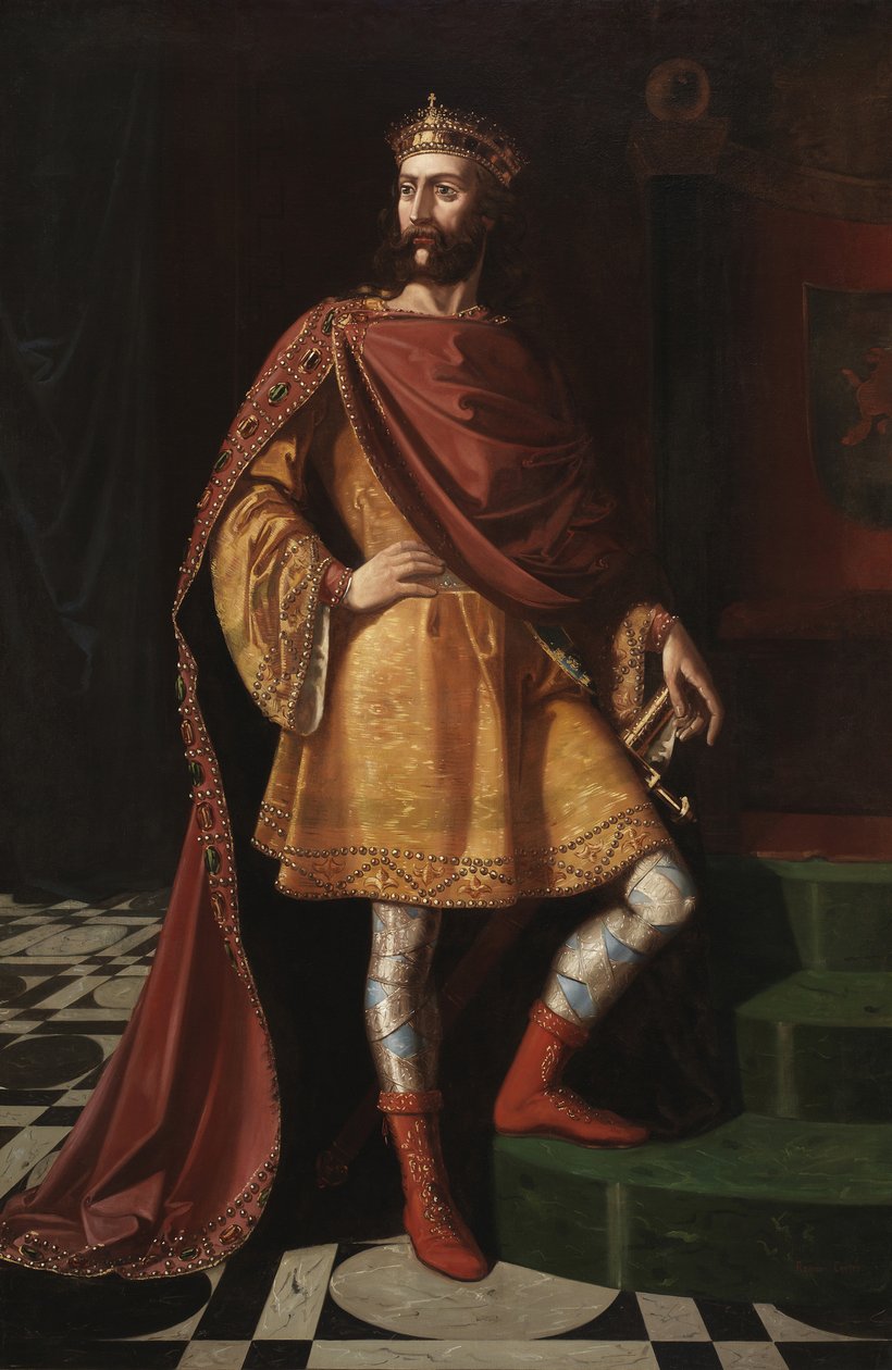 Erwig, Visigothic King by Ramón Cortés