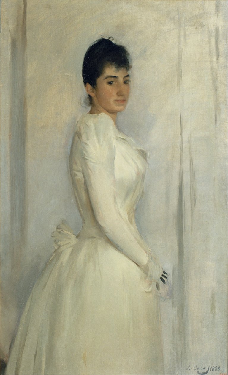 Portrait of Montserrat Carbó by Ramon Casas i Carbo