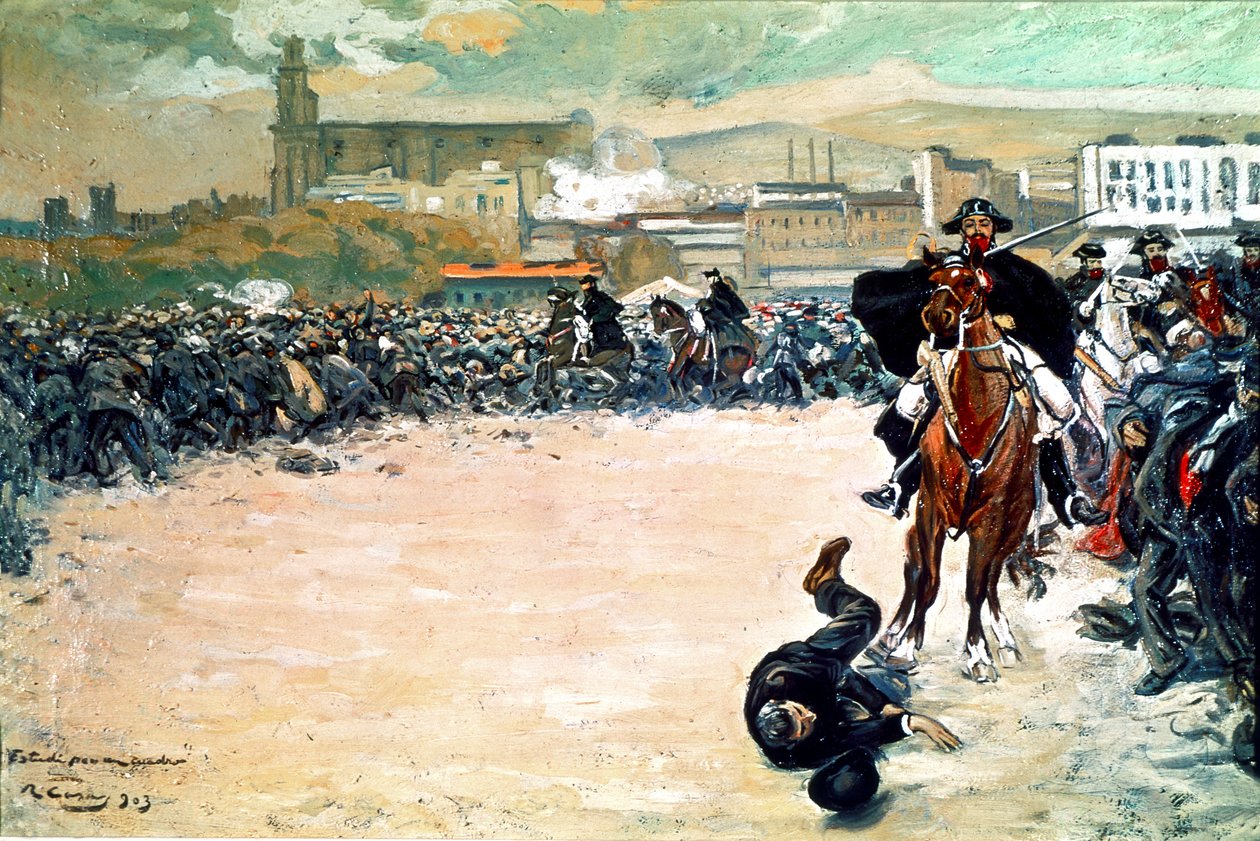 The Charge by Ramon Casas