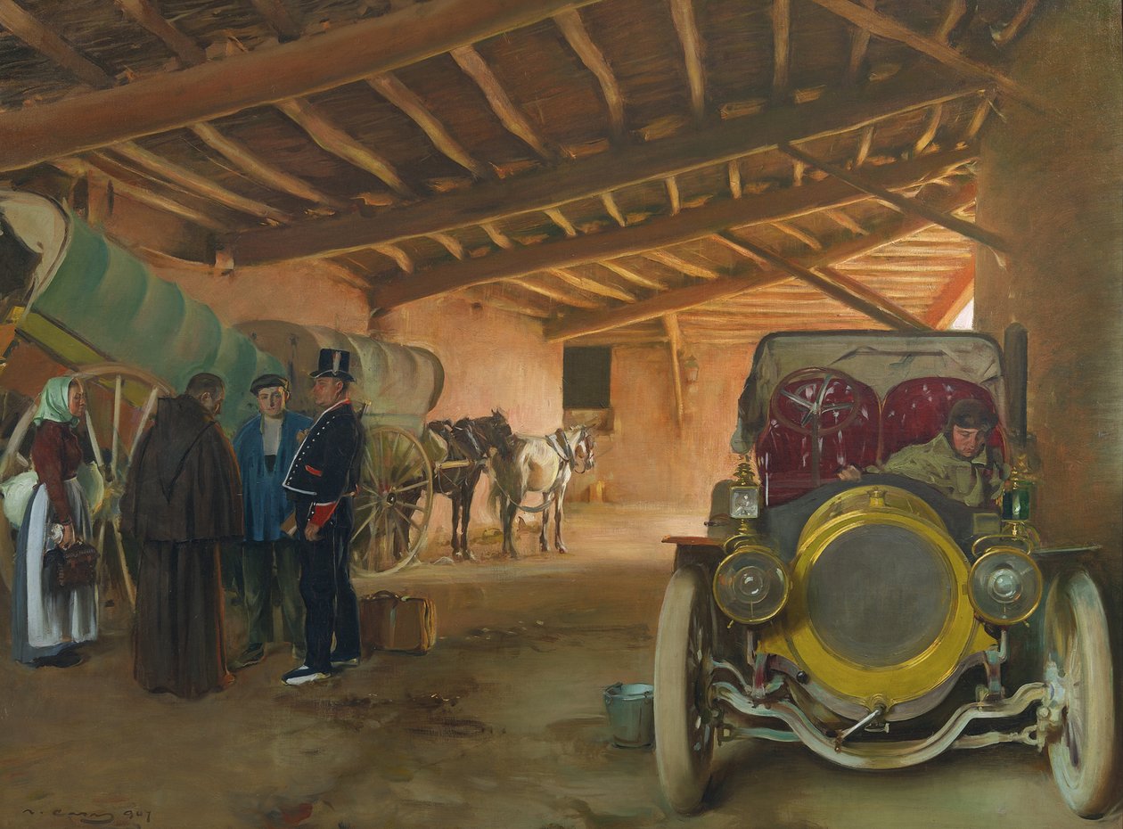 The Coach House by Ramon Casas i Carbo