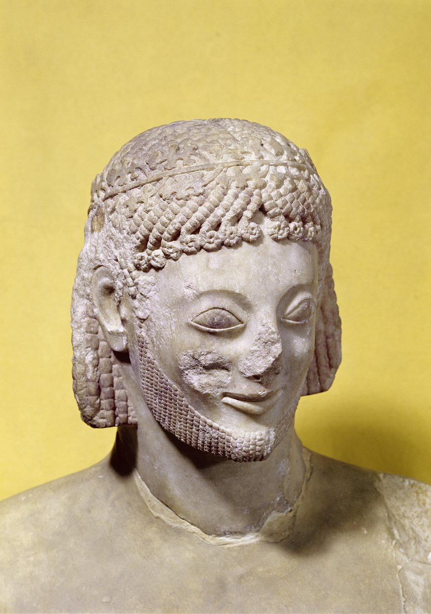Head of the Rampin Rider, c.550-540 BC by Rampin Master