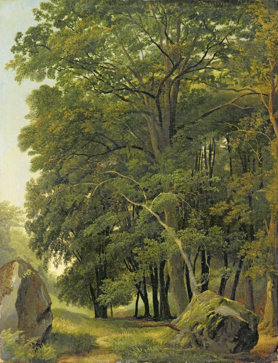 A Wooded Landscape by Ramsay Richard Reinagle