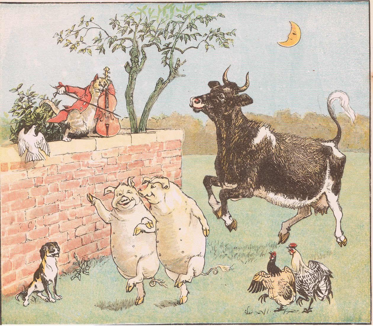 The Cow Jumped Over the Moon by Randolph Caldecott