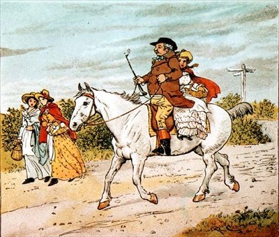 A Farmer Went Trotting Upon His Grey Mare by Randolph Caldecott