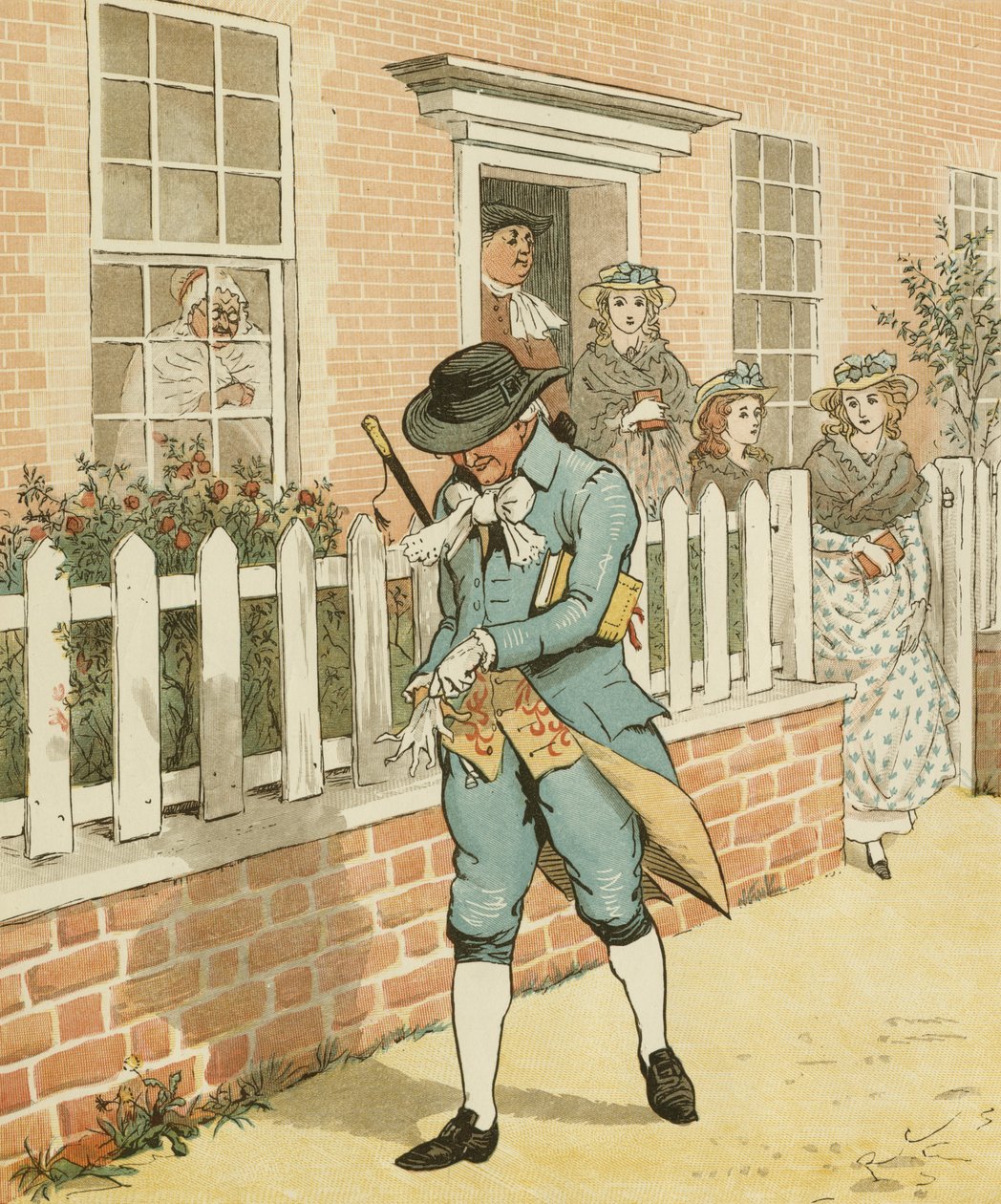 An Elegy on the Death of a Mad Dog (Illustration by Randolph Caldecott) by Randolph Caldecott