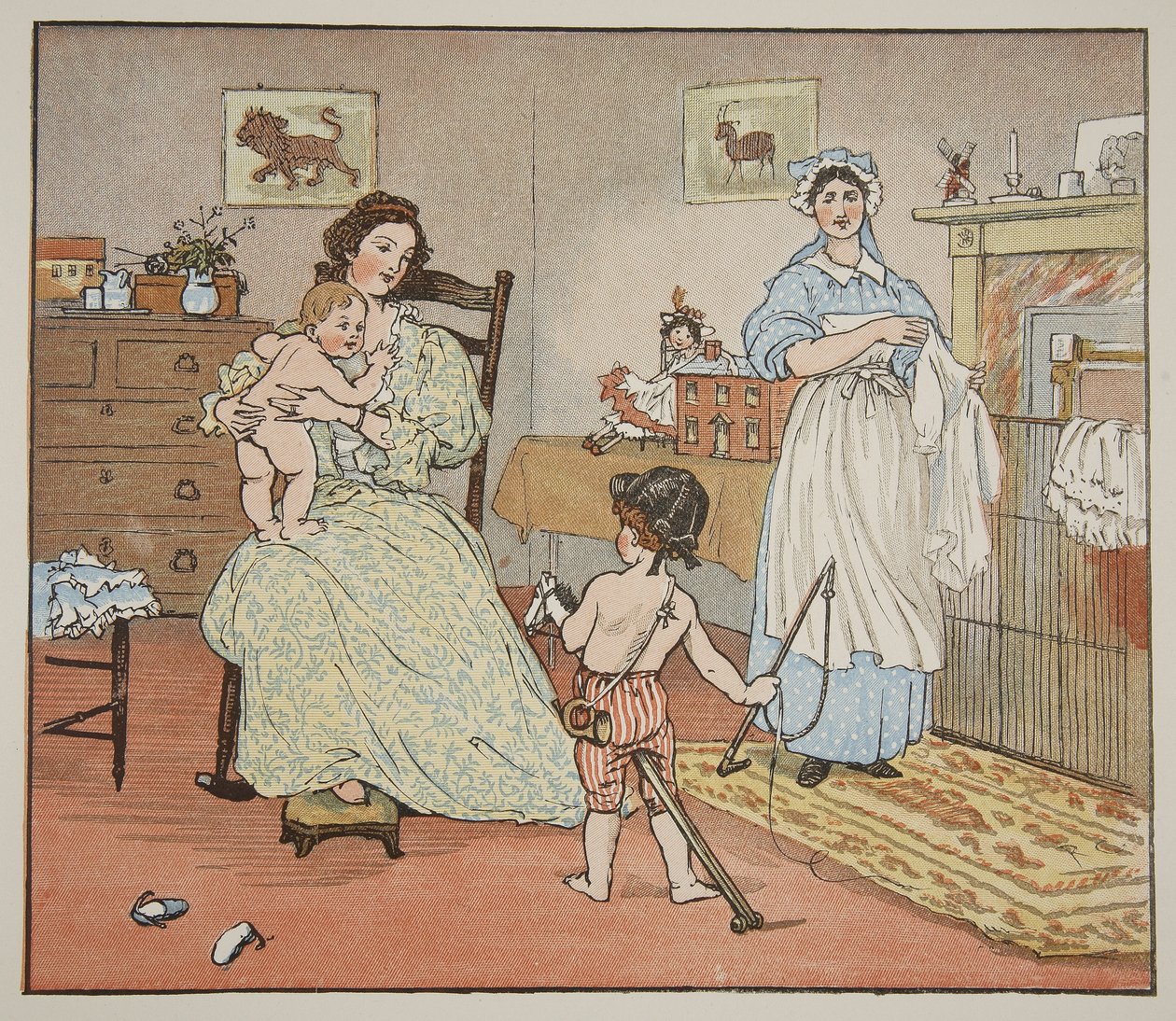 Bye, Baby Bunting, illustration from 