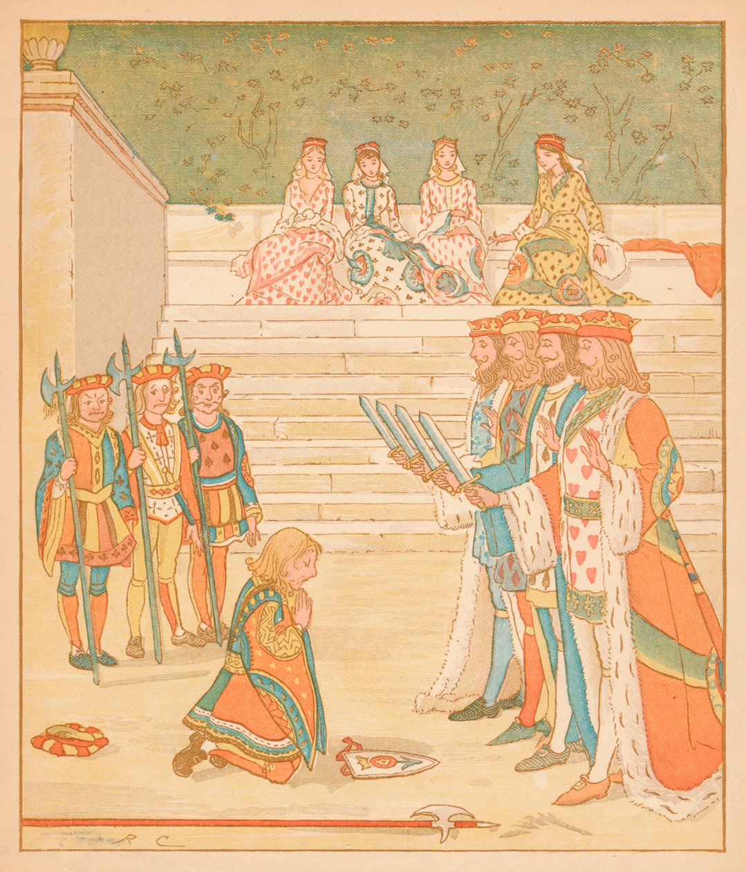 The Knave of Hearts, Brought back those Tarts, And vowed he