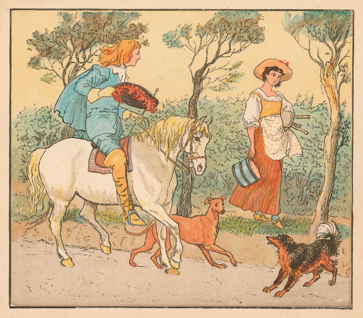 Where Are You Going, My Pretty Maid by Randolph Caldecott