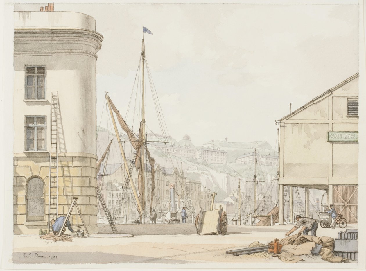 Hotel de Paris, Dover by Randolph Schwabe