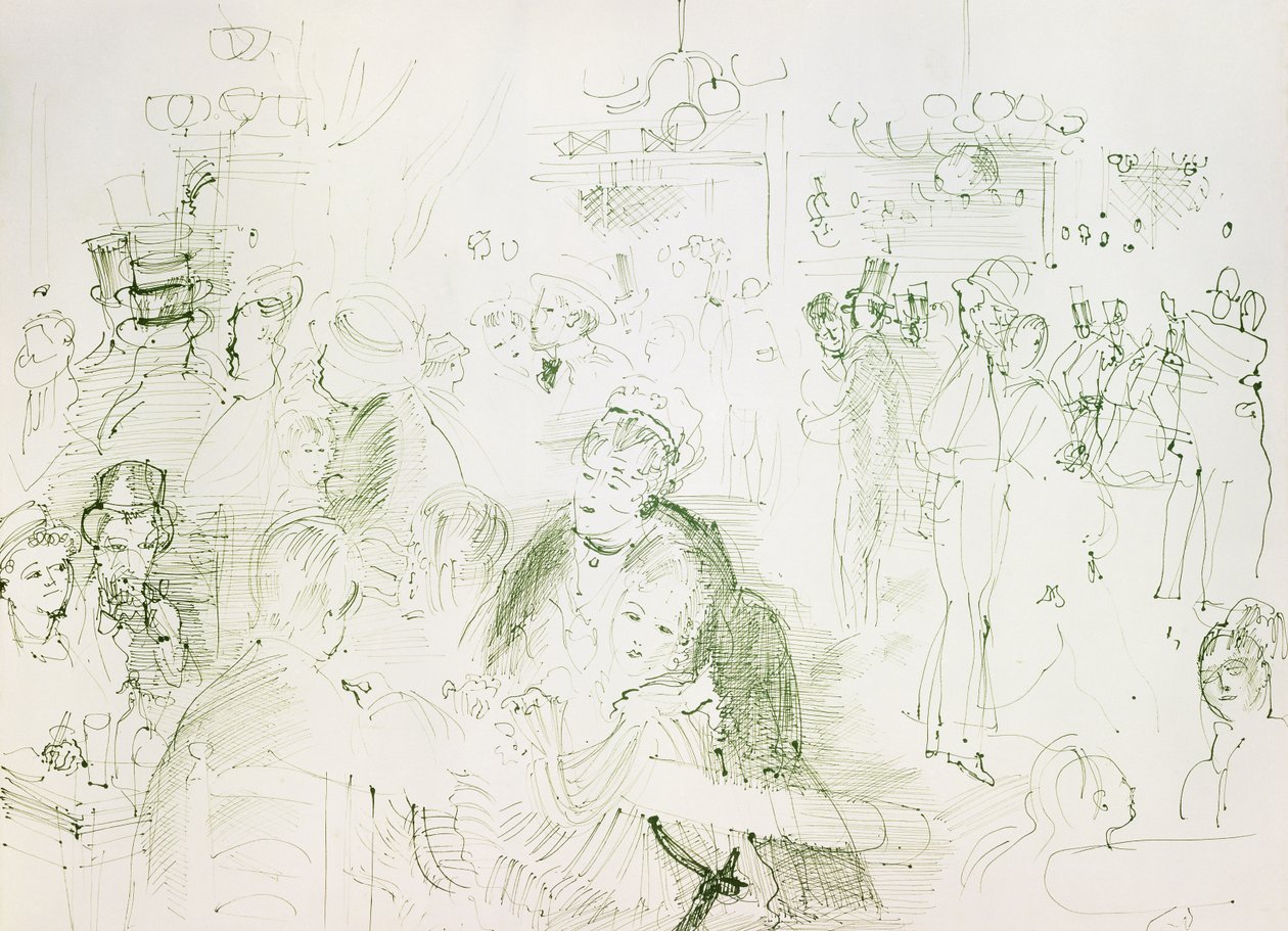 Ball at the Moulin de la Galette by Raoul Dufy