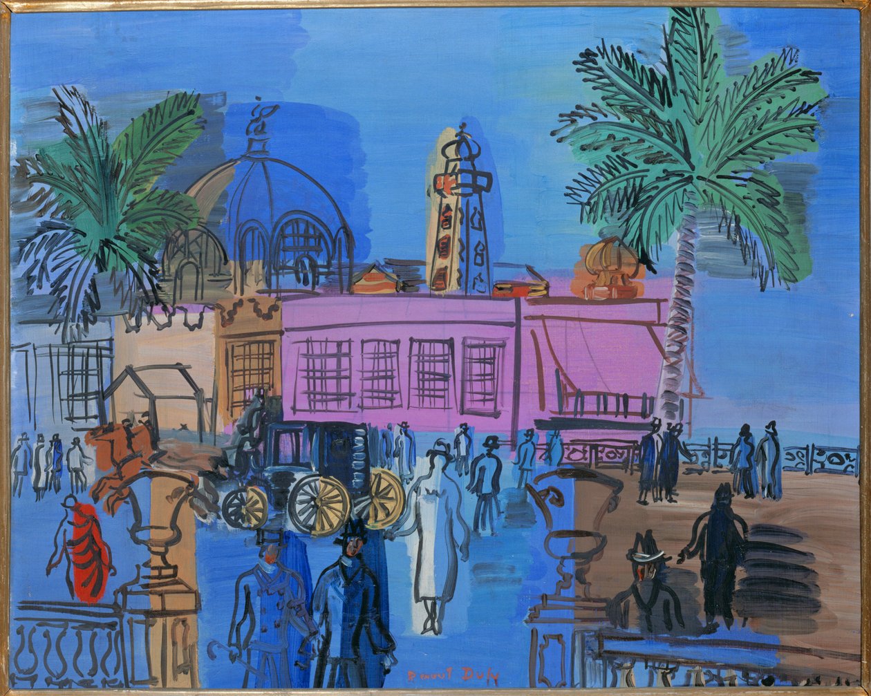 Boardwalk in Nice by Raoul Dufy