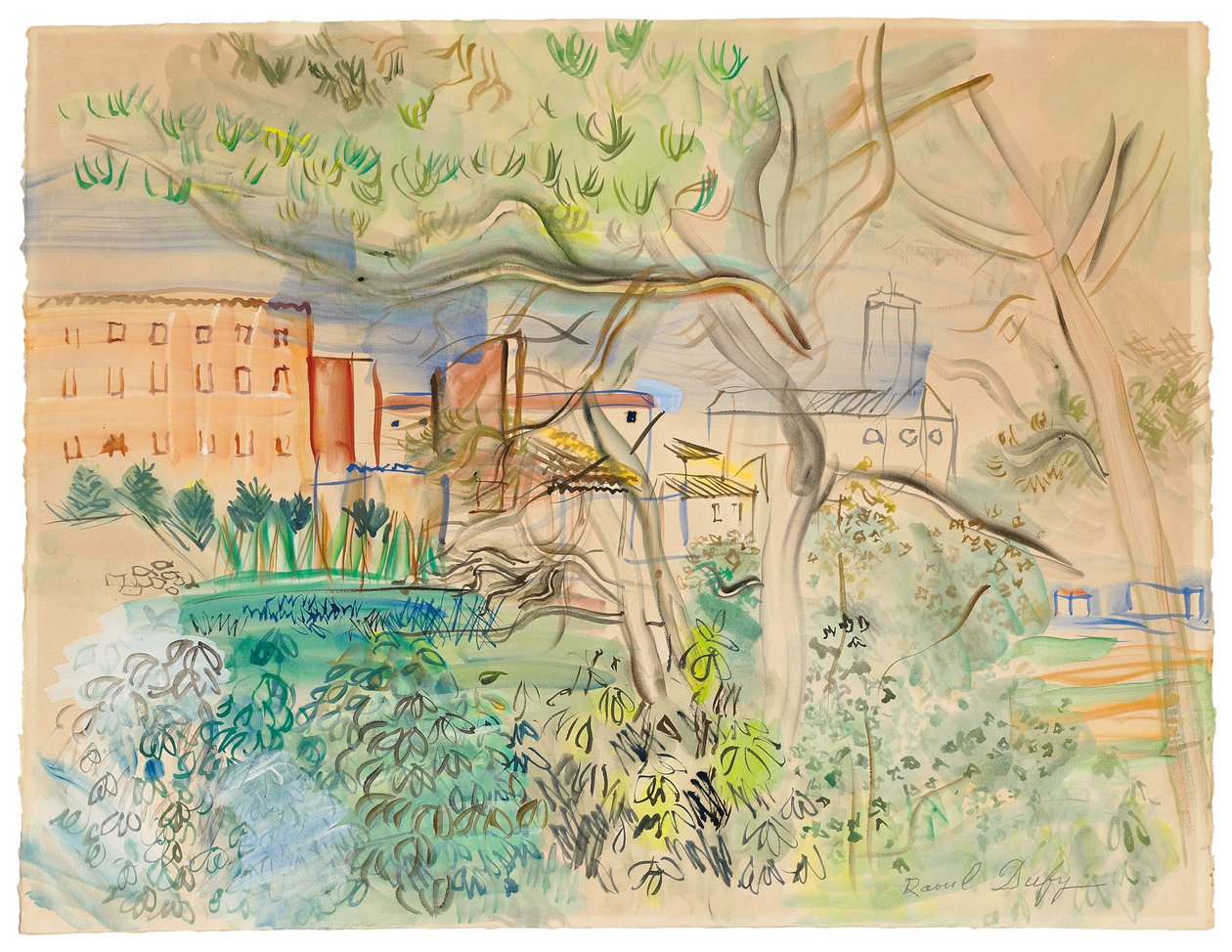 Caldas de Montbuy by Raoul Dufy
