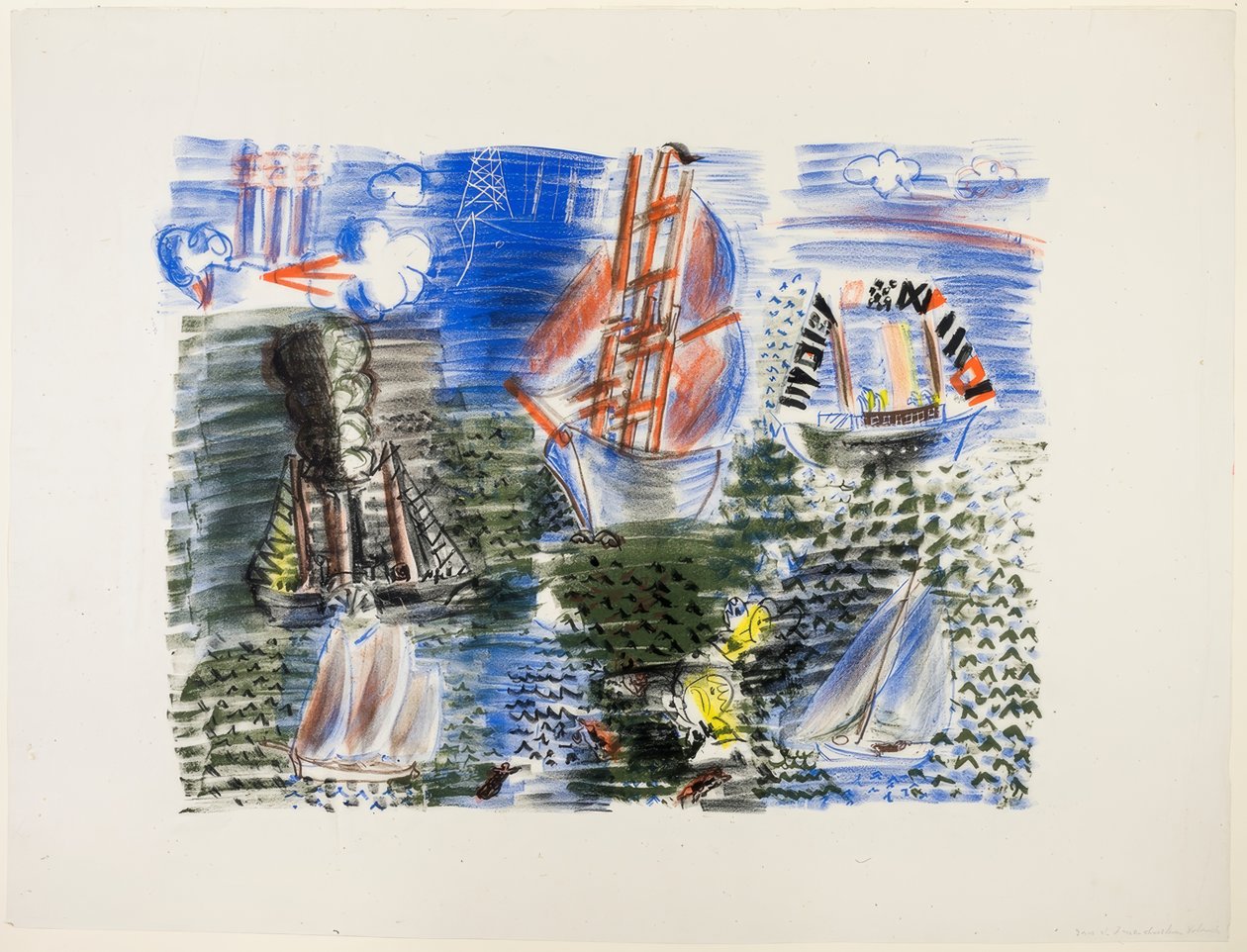 The Sea by Raoul Dufy