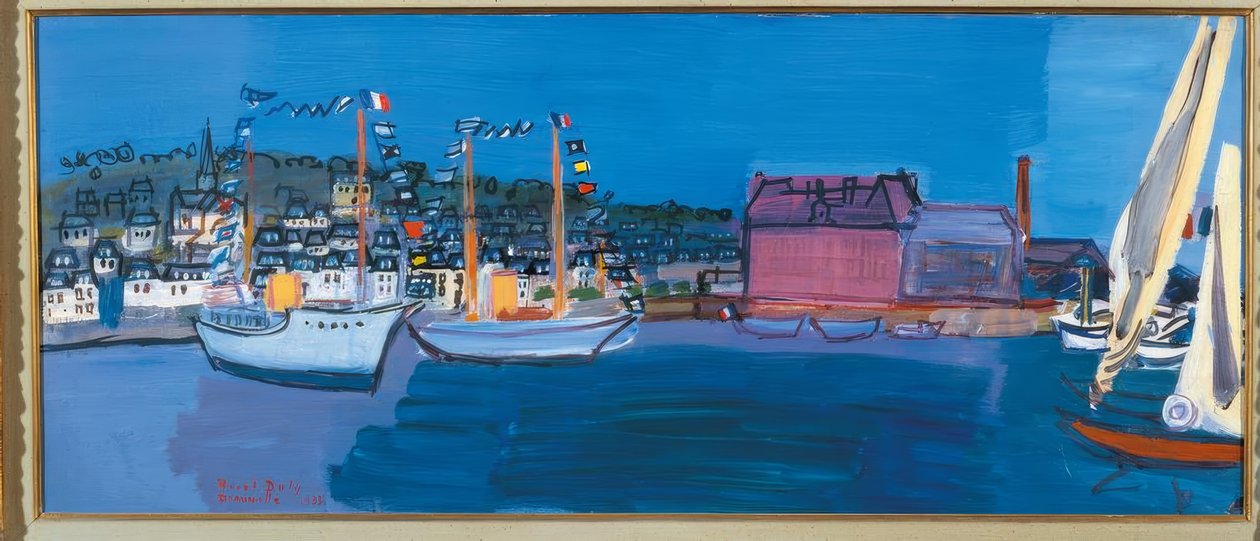 July 14th in Deauville by Raoul Dufy