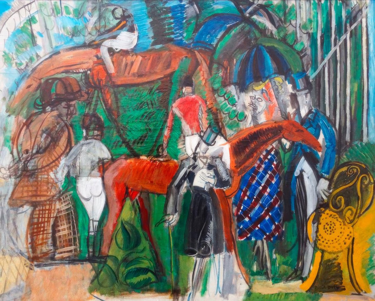The Paddock by Raoul Dufy