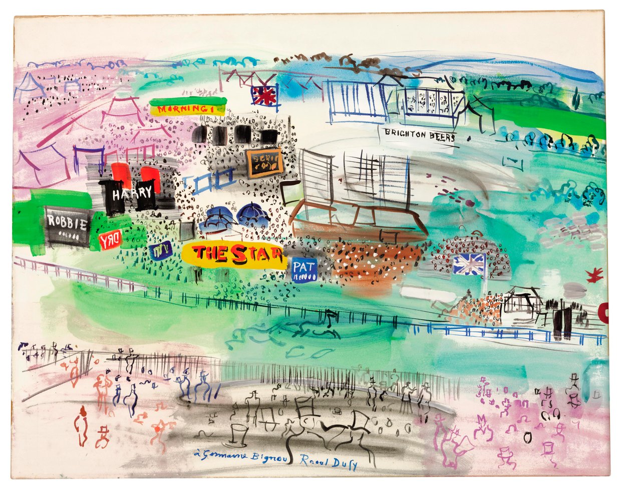 Epsom Racecourse by Raoul Dufy