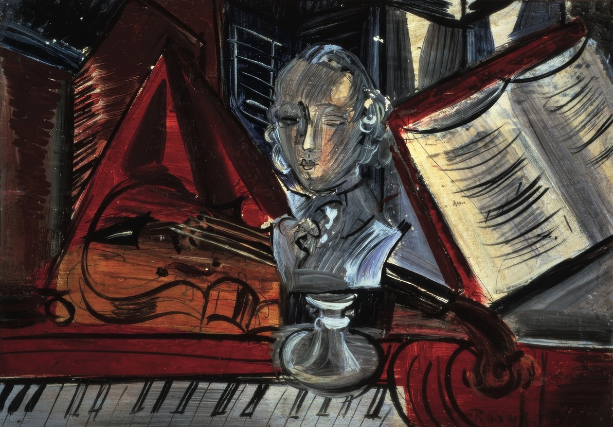Homage to Wolfgang Amadeus Mozart by Raoul Dufy