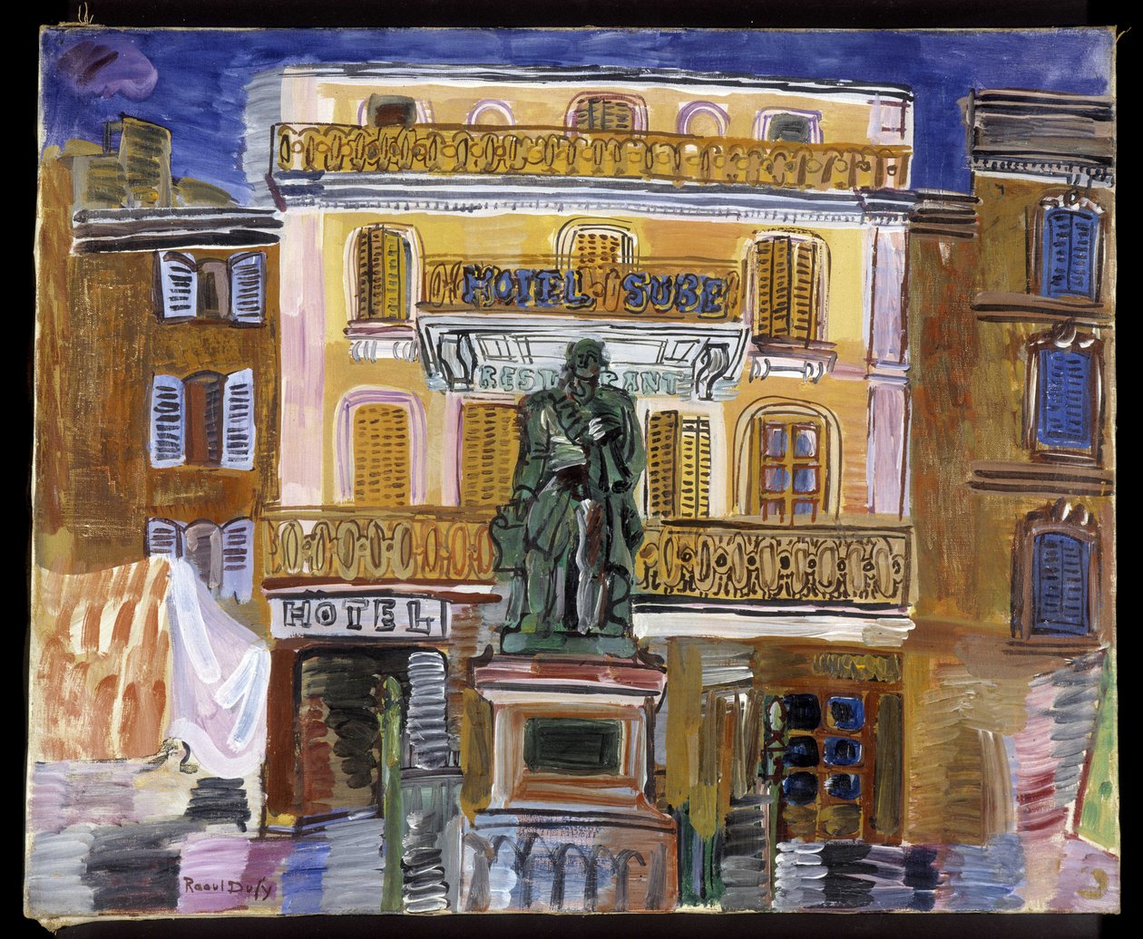 The Sube Hotel in Saint Tropez by Raoul Dufy