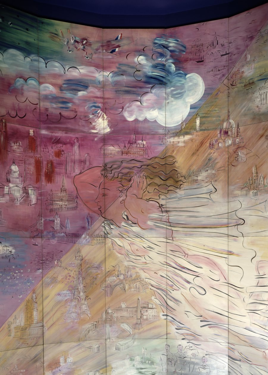 The Fairy Electricity (detail) by Raoul Dufy