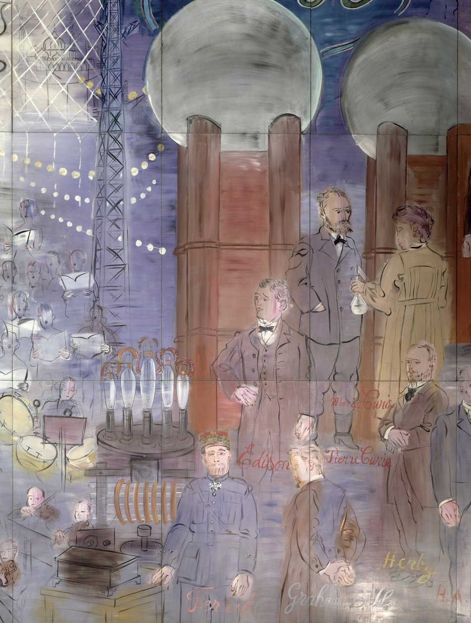 The Fairy Electricity (detail) by Raoul Dufy
