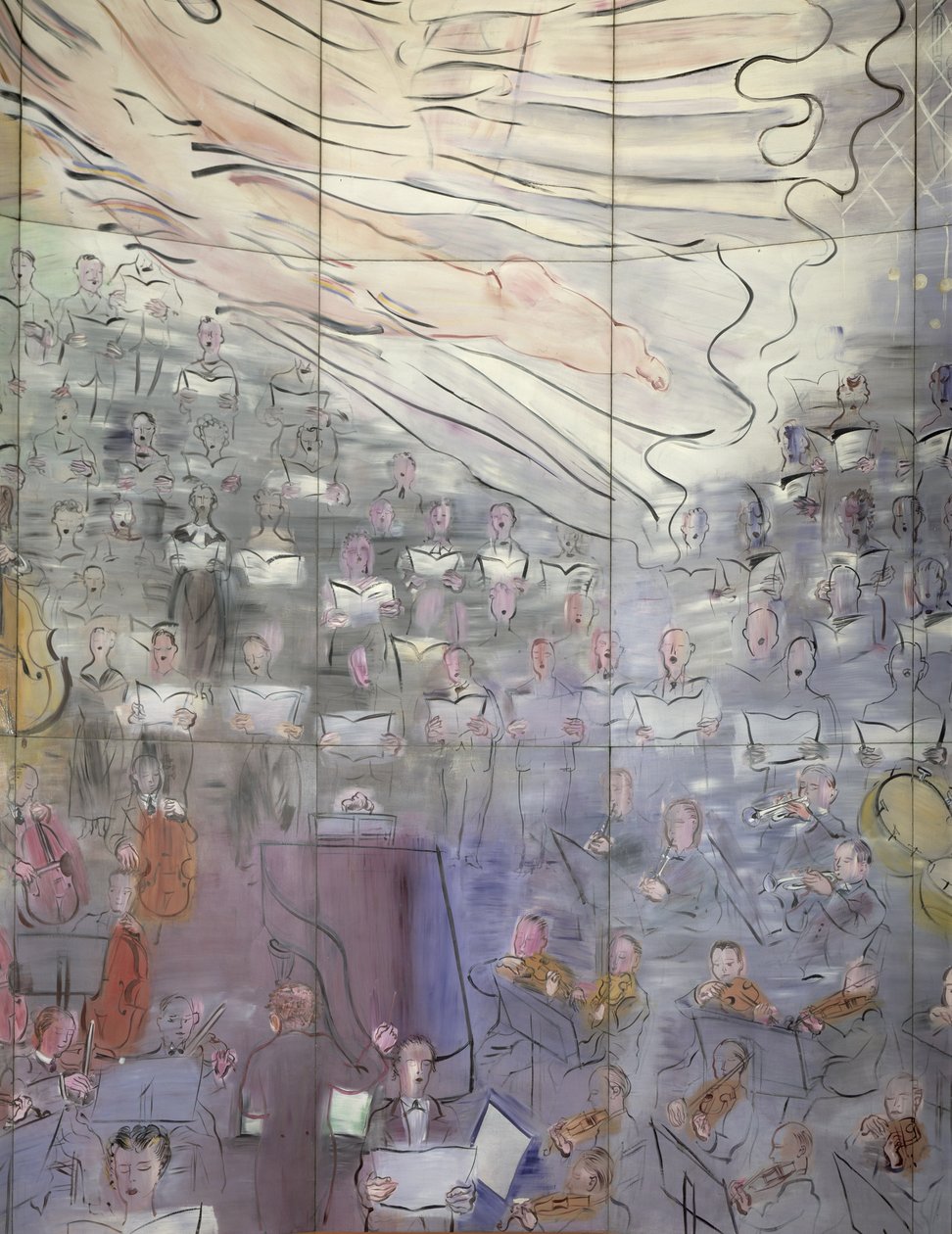 The Electricity Fairy (detail) by Raoul Dufy