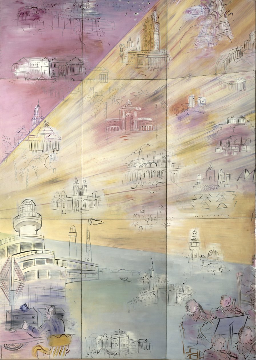 The Electricity Fairy (detail) by Raoul Dufy