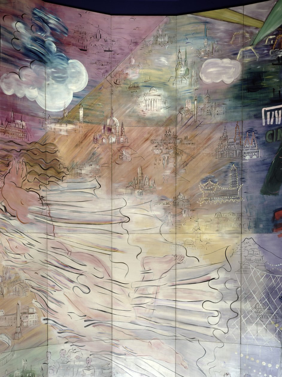 The Electricity Fairy (detail) by Raoul Dufy