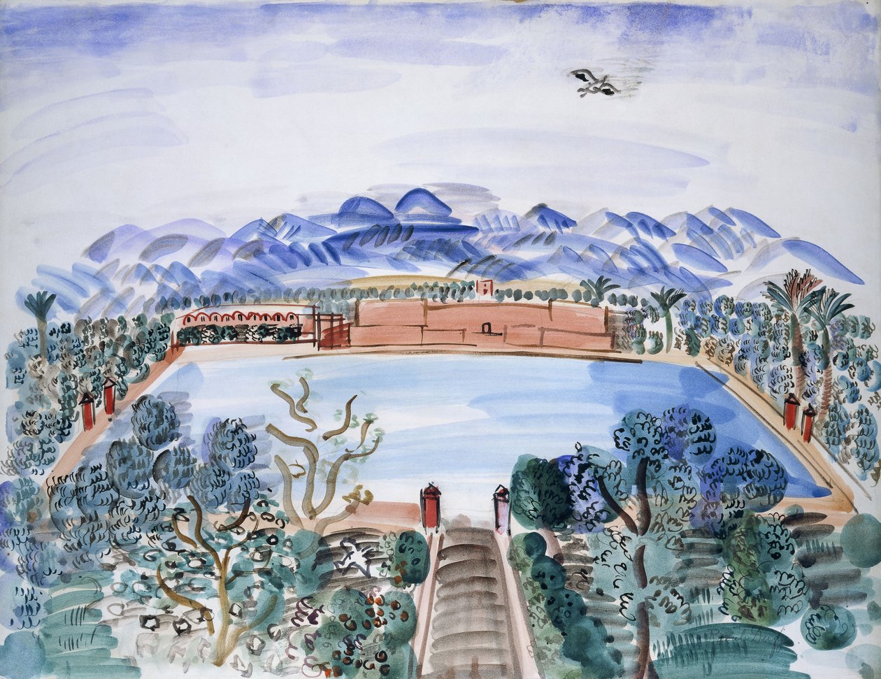 La Menara, Marrakech by Raoul Dufy