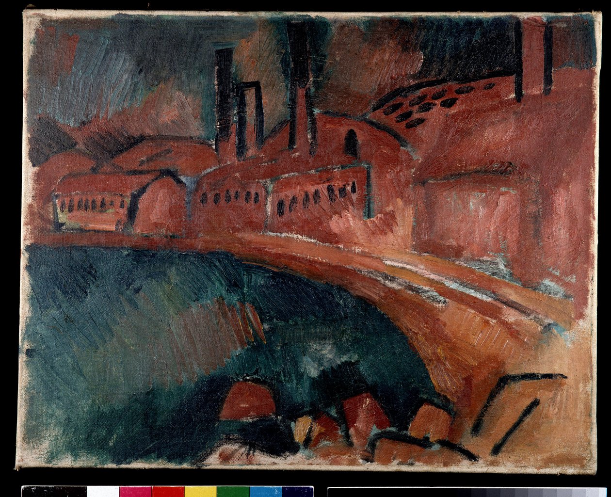 The Tuilerie Saint Henri or the Industrial Landscape Factory by Raoul Dufy