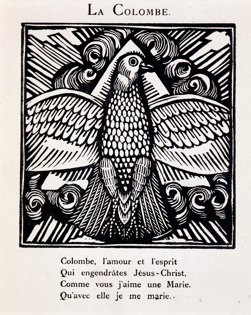 The Dove - in “The Bestiary or Orpheus