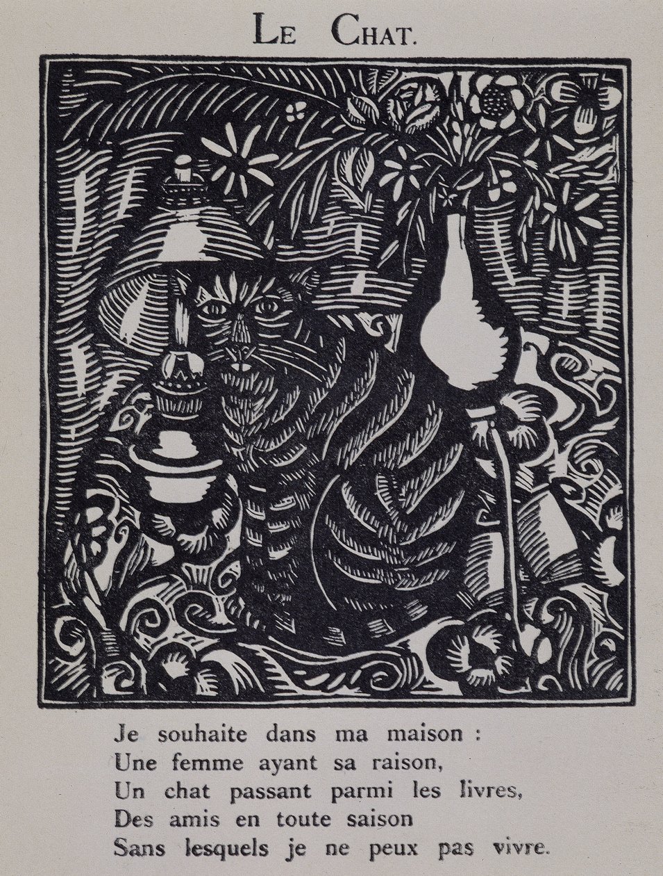 The Cat - in “The Bestiary or Orpheus