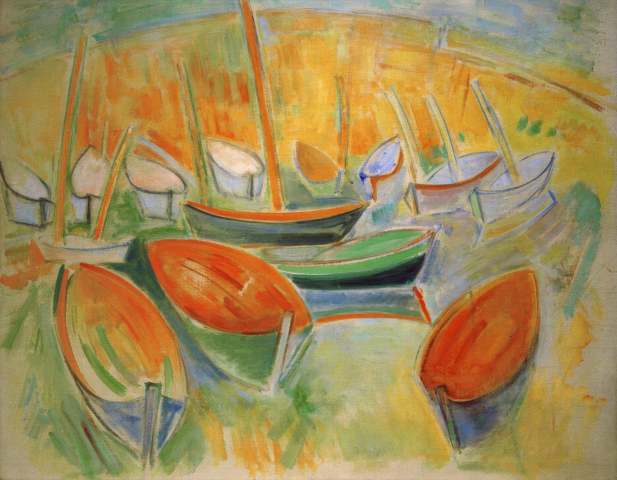The Boats at Martigues by Raoul Dufy