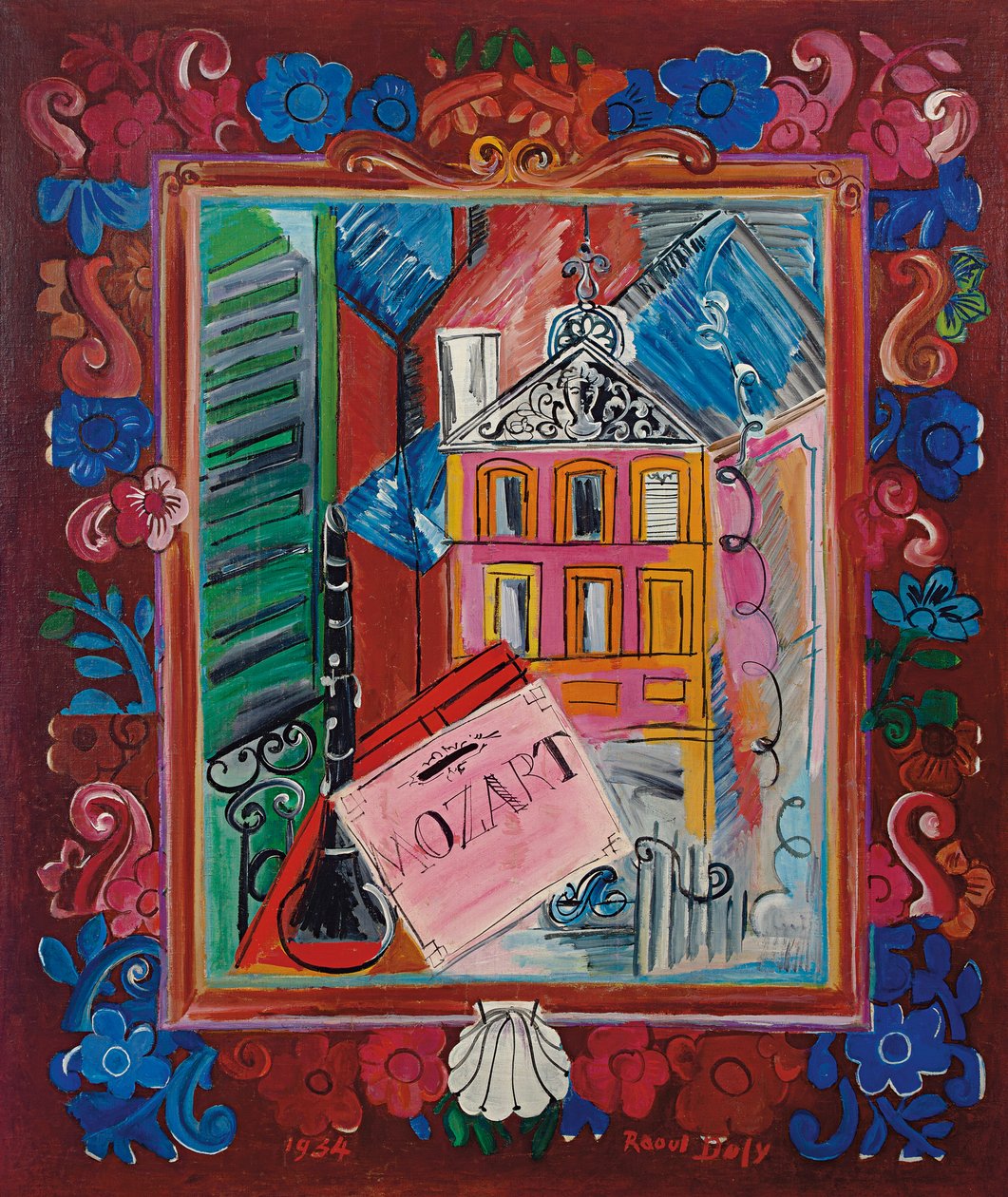 Mozart by Raoul Dufy