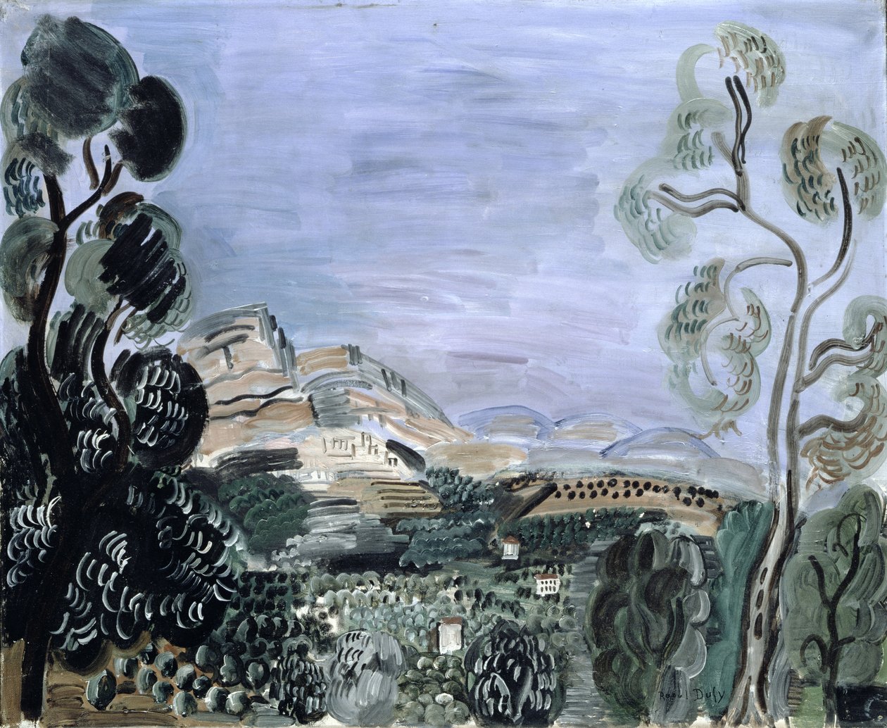 The Bay of Saint-Jeannet, c.1922-23 by Raoul Dufy
