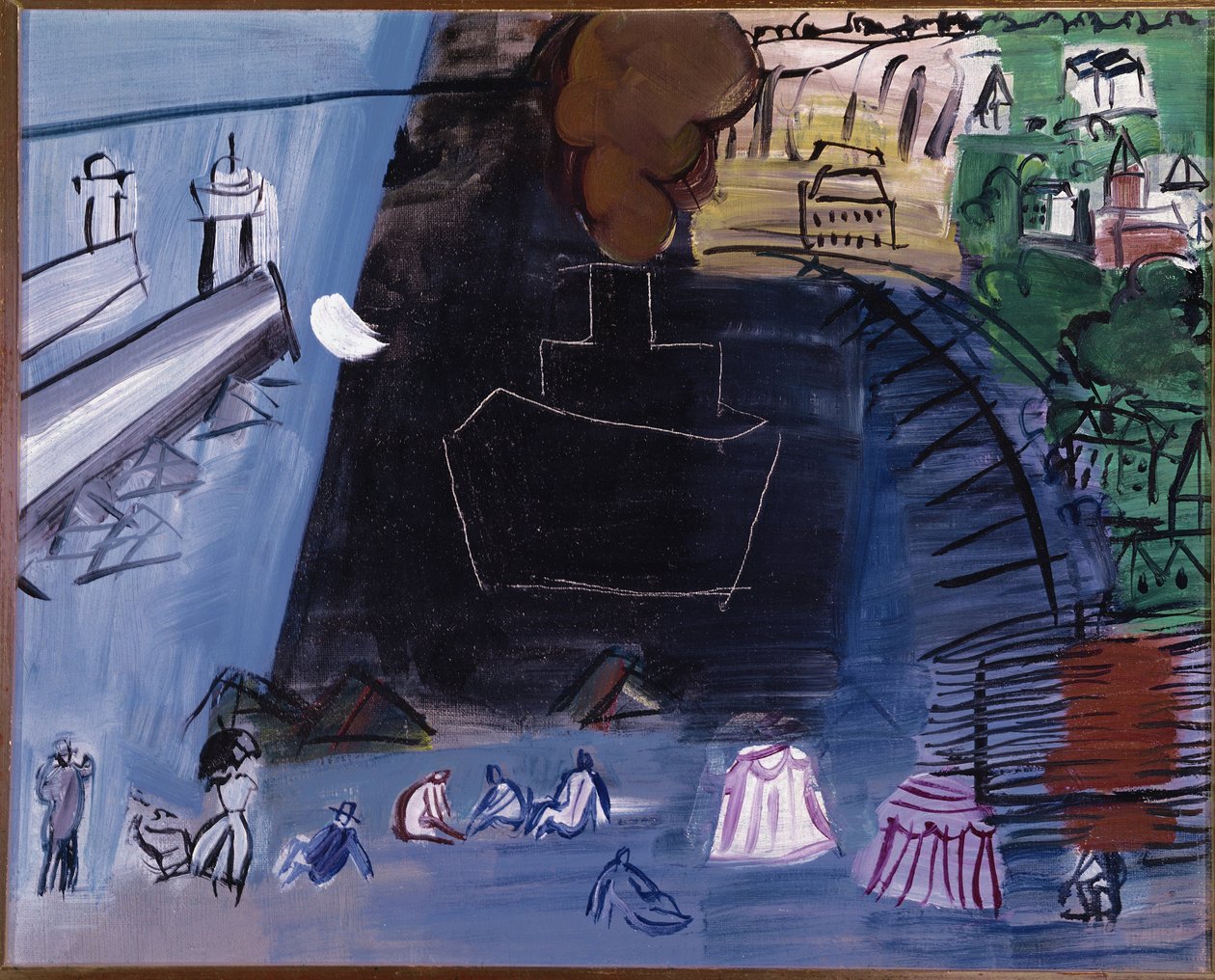 The Black Cargo by Raoul Dufy