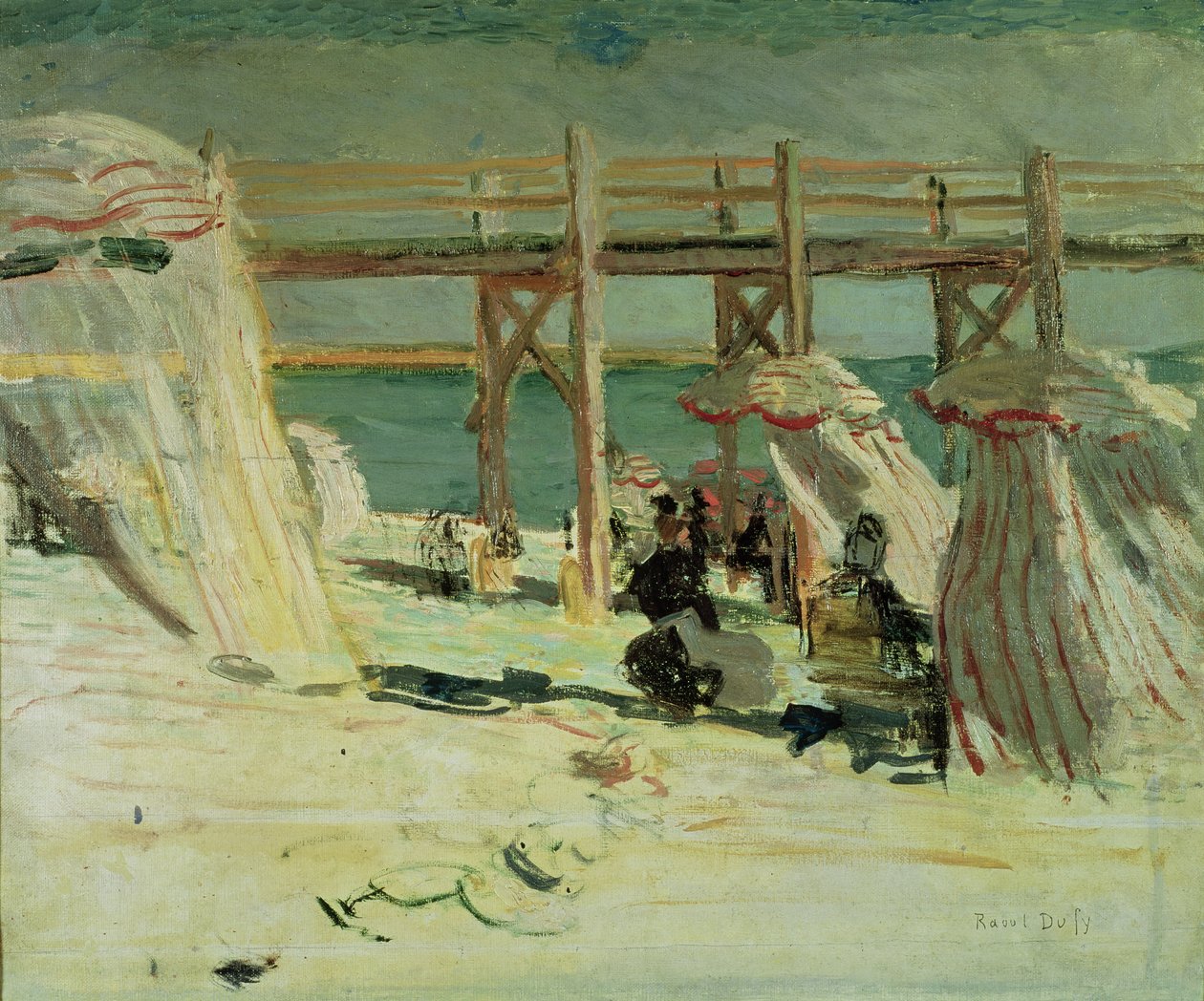 The Breakwater at Sainte-Adresse by Raoul Dufy